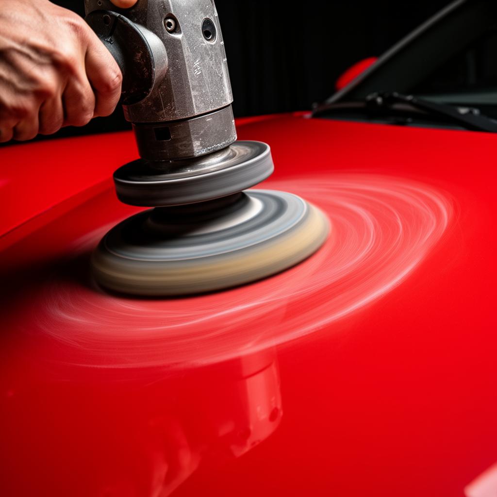 Porsche 911 paint correction polishing process