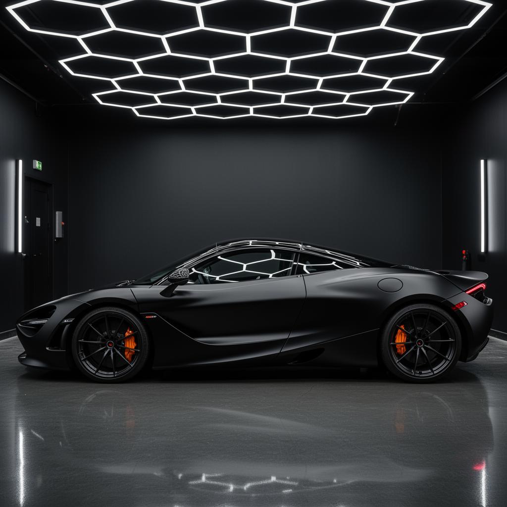 McLaren 720S matte black ceramic coating finish